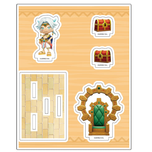 『ファンタジーライフi グルグルの竜と時をぬすむ少女』オリジナルアクリルジオラマ 王都ミステニア (ラノア)